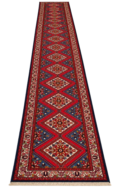 Long Persian carpet runner from the Silk & Wool Weave & Wonder collection